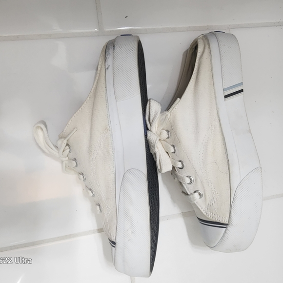 Keds White Canvas Slip-ons size 8.5 - Picture 6 of 12